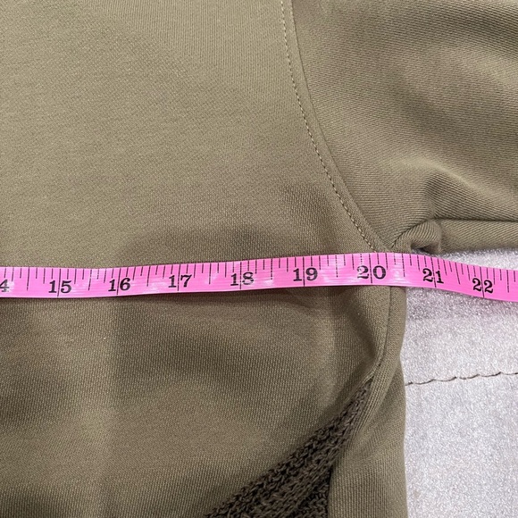 [M]3.1 Phillip Lim Khaki knit Tie Front Pullover Sweatshirt - Picture 4 of 8